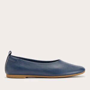 NIB | Everlane Leather Day Glove Ballet Flats in Navy, Size 6